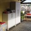 Keter Niedriger Lagerschrank Gulliver Beige und Braun 100 cm Bild 3