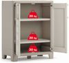Keter Niedriger Lagerschrank Gulliver Beige und Braun 100 cm Bild 5