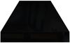 vidaXL Schweberegal Hochglanz-Schwarz 80x23,5x3,8 cm MDF 323772 Bild 5