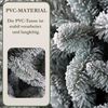 Künstlicher Weihnachtsbaum, Tannenbaum mit 46 Zweigen und 989 Spitzen inkl. Metallständer realistisch dicht, PVC und Metall, Grün, 180 cm Bild 5