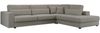 Freistehendes Ecksofa mit lose Kissen, L-form - SAVONA - rechts - Grau Boucle Bild 4