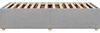 vidaXL Bettgestell ohne Matratze Hellgrau 90x190 cm Stoff 3284694 Bild 5