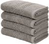 OTTO home Handtuch Regona, Handtücher 50x100cm, flauschig und weich, 500gr/m², Frottier (Set, 4-St), Premium Handtücher mit Bordüre, Set, 100% Baumwolle, 5 Jahre Garantie Bild 2