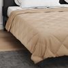 vidaXL Sommerdecke Taupe 200 x 200 cm Mikrofaser 42025455 Bild 4