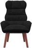 vidaXL Sessel Schwarz 69 x 74 x 93 cm Samt 42001893 Bild 4