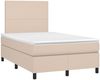vidaXL Boxspringbett mit Matratze & LED Cappuccino-Braun 120x190 cm 3270286 Bild 3