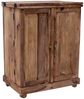 Aufklappbarer Barschrank 80x105x55 aus indischem Sheesham-Holz Bild 4