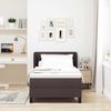 vidaXL Boxspringbett mit Kopfteil Dunkelbraun 100 x 200 cm Stoff 3340013 Bild 3