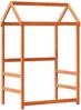 vidaXL Massivholzbett mit Dach Wachsbraun 75x190 cm Kiefer 3282170 Bild 5