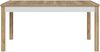 Forte SAITAMA Esstisch 160, moderner Esszimmertisch, ausziehbar, Holzwerkstoff, Mauvella Eiche / Secret Grey Holzdekor, 160,4 cm (207 cm) breit x 76,6 cm hoch x 90 cm tief Bild 2