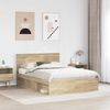 vidaXL Bettrahmen Sonoma 140 x 200 cm Massives Kiefernholz 3410593 Bild 3