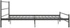 vidaXL Bettgestell Grau Metall 180×200 cm [284684] Bild 4