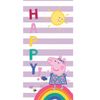 Badetuch Peppa Wutz Pig 'Happy' 75x150 cm Bild 4