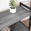 vidaXL Bücherregal Grau Sonoma 80 x 30 x 85 cm Holzwerkstoff 868428 Bild 4
