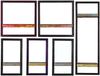 Wandregal-Set 6-teilig Riverboat 105 x 25 x 75 cm Bild 2