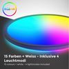 LED Panel Deckenlampe RGB Dimmbar Farbwechsel Deckenleuchte indirektes Licht 22W Bild 2