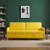 vidaXL Sofa mit Stauraum Helles Gelb 192 x 78 x 87 cm Polyester 42036985 Bild 3