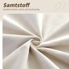Polsterbett mit Aufbewahrung, Taschen, Lattenrost, USB und Type-C, 90x200 cm, Einzelbett mit gepolstertem Kopfteil, Samt Bild 5