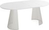 WFL GROUP Esstisch Naro ausziehbar rund modern mit Metallbeinen in Kaschmir (MADE IN EU, erhältlich in 2 Größen – 100/120 cm, ausziehbar auf 180/200 cm), platzsparender Tisch für kleine Küche, Esszimmer oder Wohnzimmer Bild 4