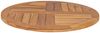 vidaXL Tischplatte Massivholz Teak Rund 2,5 cm 70 cm 48985 Bild 4