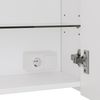 Badspiegelschrank Lavio Weiß 80 x 60 cm mit LED-Beleuchtung Vicco Bild 5