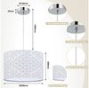 Zedelmaier Pendelleuchte Hängelampe hängend Deckenlampe E27x1/Max. 40 W, ohne Leuchtmittel, Geeignet für Esszimmer Wohnzimmer Schlafzimmer Flur Bild 1