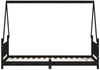 vidaXL Kinderbett Schwarz 80x200 cm Massivholz Kiefer 834497 Bild 4