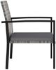 vidaXL Garten-Essstühle 2 Stk. Poly Rattan Grau 315112 Bild 3