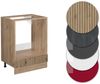 Herdumbauschrank R-Line Artisan-Eiche 60 cm , AP Anthrazit Vicco Bild 4
