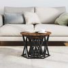 vidaXL Nesting Beistelltisch 3 pcs Geräucherte Eiche 868257 Bild 4