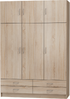 Kleiderschrank Drehtürenschrank Wäscheschrank Schrank Schlafzimmer Sonoma Eiche Bild 2