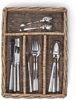 ZELLER Besteckkorb 14177 im Landhausstil, Weide, 35 x 26 x 7 cm Bild 3