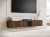TV-Lowboard Poksin 190 (Farbe: Nuss Warmia / Schwarz) Bild 2