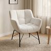 HOMCOM Relaxsessel mit Armlehnen (Loungesessel, 1-St, Sessel), Elegante Steppung, ergonomisch, robust Bild 2