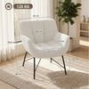 HOMCOM Relaxsessel mit Armlehnen (Loungesessel, 1-St, Sessel), Elegante Steppung, ergonomisch, robust Bild 3