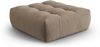 Micadoni Hocker Bloom 1-Sitzer Samt Hellbraun Bild 2