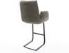 Barstuhl Clea-Flex Bouclé Soft Schlamm Freischwinger Flach Metall Schwarz Bild 5