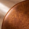 Bronx71 Hocker Kyla Eco-Leder rund cognac Bild 3