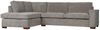 Ecksofa Thomas Cord, links Hellgrau Bild 5