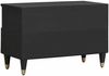 vidaXL TV-Schränk mit Regal Schwarz 70 x 33 x 46 cm Massivholz Mango 4018809 Bild 5