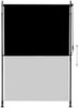 vidaXL Außenrollo 150 x 270 cm Anthrazit 145937 Bild 2