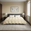 vidaXL Sommerdecke Gepolstert Creme 200 x 240 cm Mikrofaser 42025981 Bild 4