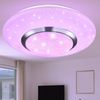 RGB LED Deckenleuchte, Fernbedienung, Sterneneffekt, D 34 cm Bild 3