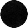 Shaggy Teppich SYDNEY BLACK 120 X 120cm Rund Bild 2