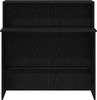 vidaXL Empfangstheke Schwarz 100x50x103,5 cm Holzwerkstoff 859025 Bild 5