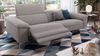 Sofanella Dreisitzer STELLA Stoffsofa Stoffcouch Designersofa in Gelb XL: 234 Breite x 107 Tiefe Bild 4
