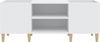 vidaXL Plattenschrank Weiß 121 x 38 x 48 cm Holzwerkstoff 831925 Bild 5