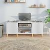 vidaXL Plattenschrank Weiß 121 x 38 x 48 cm Holzwerkstoff 831925 Bild 3