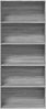 vidaXL Bücherregal Grau Sonoma 80x30x189 cm Holzwerkstoff 3314674 Bild 3