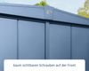 Hörmann Ecostar Metall-Gerätehaus Elegant mit Satteldach Typ 2, 238x238 cm , taubenblau, 5,7 m²,2-flüglige Tür Bild 4